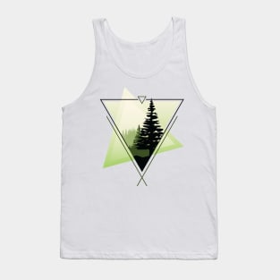 Green forest Tank Top